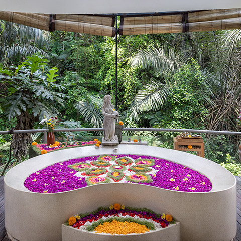 Exotic Flower Bath